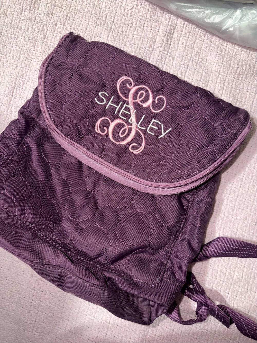 Thirty One Brand Crossbody Bag Embroidered With Shelley